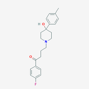 molecular formula C22H26FNO2 B024204 莫匹隆 CAS No. 1050-79-9