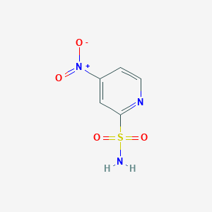 molecular formula C5H5N3O4S B2420407 4-Nitropyridine-2-sulfonamide CAS No. 75903-59-2