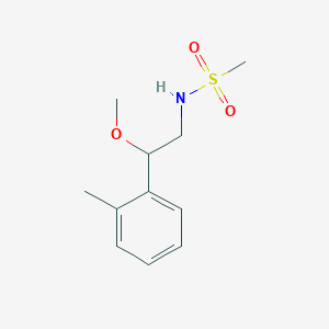 N-(2-methoxy-2-(o-tolyl)ethyl)methanesulfonamide