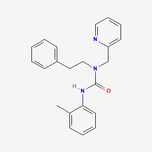 1-Phenethyl-1-(pyridin-2-ylmethyl)-3-(o-tolyl)urea