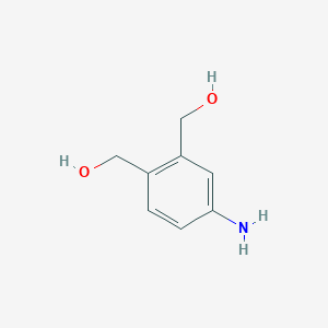 molecular formula C8H11NO2 B2420462 [4-Amino-2-(hydroxymethyl)phenyl]methanol CAS No. 959049-91-3