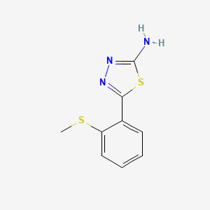 5-[2-(Methylsulfanyl)phenyl]-1,3,4-thiadiazol-2-ylamine