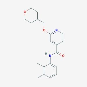 molecular formula C20H24N2O3 B2420465 N-(2,3-dimethylphenyl)-2-((tetrahydro-2H-pyran-4-yl)methoxy)isonicotinamide CAS No. 2034271-17-3