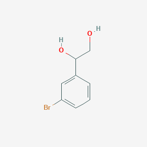 molecular formula C8H9BrO2 B2420491 1-(3-Bromophenyl)ethane-1,2-diol CAS No. 402937-72-8