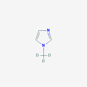 molecular formula C4H6N2 B024205 1-Methylimidazole-d3 CAS No. 16650-76-3