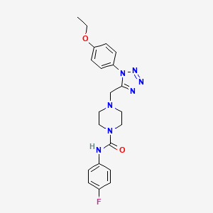 4-((1-(4-ethoxyphenyl)-1H-tetrazol-5-yl)methyl)-N-(4-fluorophenyl)piperazine-1-carboxamide