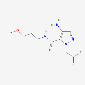 4-Amino-1-(2,2-difluoroethyl)-N-(3-methoxypropyl)-1H-pyrazole-5-carboxamide