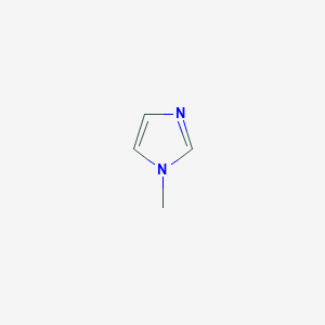 molecular formula C4H6N2 B024206 1-Methylimidazole CAS No. 616-47-7