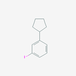 molecular formula C11H13I B2420662 1-cyclopentyl-3-iodobenzene CAS No. 91131-69-0