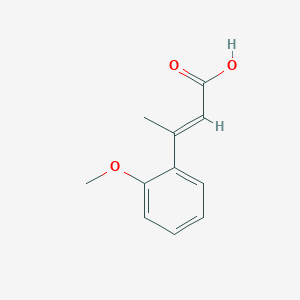 molecular formula C11H12O3 B2420734 3-(2-Methoxyphenyl)but-2-enoic acid CAS No. 133572-07-3