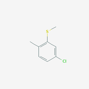 molecular formula C8H9ClS B2420812 (5-Chloro-2-methylphenyl)(methyl)sulfane CAS No. 82961-51-1