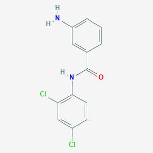 molecular formula C13H10Cl2N2O B2420843 3-amino-N-(2,4-dichlorophenyl)benzamide CAS No. 425650-72-2