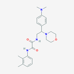 molecular formula C24H32N4O3 B2420874 N1-(2-(4-(dimethylamino)phenyl)-2-morpholinoethyl)-N2-(2,3-dimethylphenyl)oxalamide CAS No. 899957-17-6