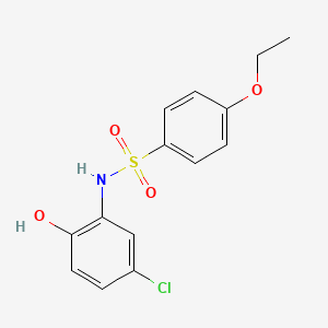 molecular formula C14H14ClNO4S B2420995 N-(5-chloro-2-hydroxyphenyl)-4-ethoxybenzenesulfonamide CAS No. 835887-45-1
