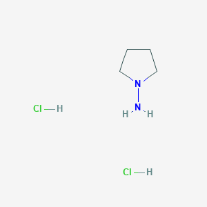 molecular formula C4H12Cl2N2 B2421272 Pyrrolidin-1-amine dihydrochloride CAS No. 1389313-46-5