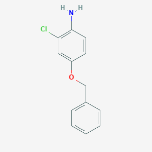 molecular formula C13H12ClNO B242144 4-(Benzyloxy)-2-chloroaniline 