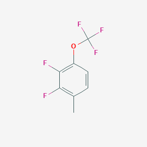 B2421529 2,3-Difluoro-1-methyl-4-(trifluoromethoxy)benzene CAS No. 1404194-74-6