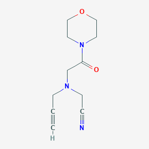 2-[(2-Morpholin-4-yl-2-oxoethyl)-prop-2-ynylamino]acetonitrile