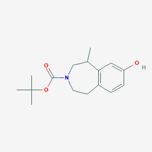 Tert-butyl 7-hydroxy-5-methyl-1,2,4,5-tetrahydro-3-benzazepine-3-carboxylate