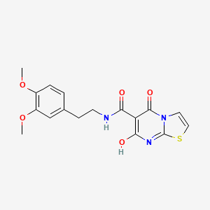 N-(3,4-dimethoxyphenethyl)-7-hydroxy-5-oxo-5H-thiazolo[3,2-a]pyrimidine-6-carboxamide