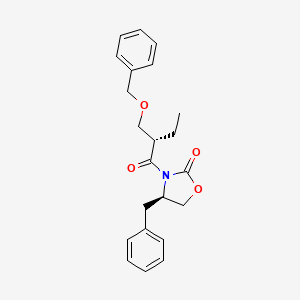 (4R)-4-benzyl-3-[(2S)-2-[(benzyloxy)methyl]butanoyl]-1,3-oxazolidin-2-one