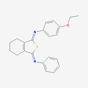 N-Phenyl-N'-(4-ethoxyphenyl)-4,5,6,7-tetrahydrobenzo[c]thiophene-1,3-diimine