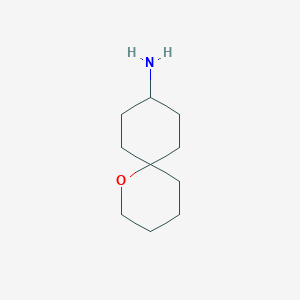 molecular formula C10H19NO B2421670 1-Oxaspiro[5.5]undecan-9-amine CAS No. 1919050-13-7