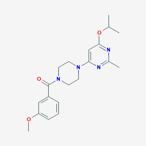 (4-(6-Isopropoxy-2-methylpyrimidin-4-yl)piperazin-1-yl)(3-methoxyphenyl)methanone