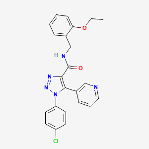 1-(4-chlorophenyl)-N-(2-ethoxybenzyl)-5-(pyridin-3-yl)-1H-1,2,3-triazole-4-carboxamide