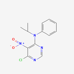 6-chloro-N-isopropyl-5-nitro-N-phenyl-4-pyrimidinamine