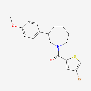 (4-Bromothiophen-2-yl)(3-(4-methoxyphenyl)azepan-1-yl)methanone