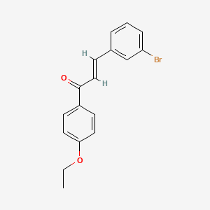(2E)-3-(3-Bromophenyl)-1-(4-ethoxyphenyl)prop-2-en-1-one