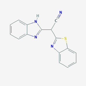 2-Benzimidazolyl(benzothiazolyl)acetonitrile