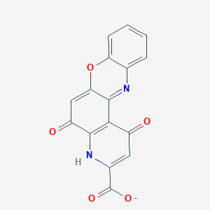1-hydroxy-5-oxo-5H-pyrido[3,2-a]phenoxazine-3-carboxylate