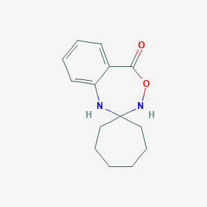 spiro[4,1,3-benzoxadiazepine-2,1'-cycloheptan]-5(1H)-one