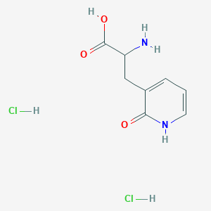 B2422053 2-Amino-3-(2-oxo-1H-pyridin-3-yl)propanoic acid;dihydrochloride CAS No. 2287260-11-9