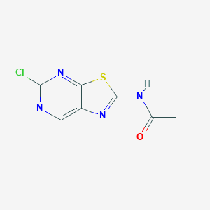 molecular formula C7H5ClN4OS B2422084 N-(5-chlorothiazolo[5,4-d]pyrimidin-2-yl)acetamide CAS No. 1204742-81-3