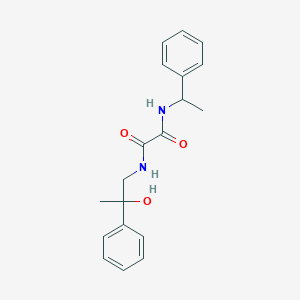molecular formula C19H22N2O3 B2422104 N1-(2-hydroxy-2-phenylpropyl)-N2-(1-phenylethyl)oxalamide CAS No. 1351591-90-6