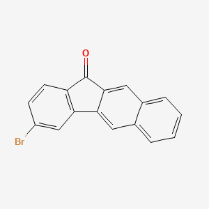molecular formula C17H9BrO B2422137 3-bromo-11H-benzo[b]fluoren-11-one CAS No. 1674334-51-0