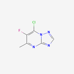 7-Chloro-6-fluoro-5-methyl-[1,2,4]triazolo[1,5-a]pyrimidine