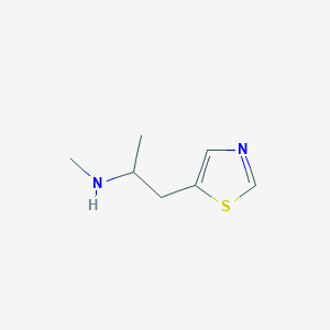 N-Methyl-1-(1,3-thiazol-5-yl)propan-2-amine
