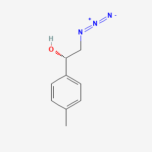 molecular formula C9H11N3O B2422150 (1S)-2-azido-1-(4-methylphenyl)ethan-1-ol CAS No. 297765-46-9