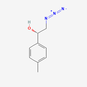 (1S)-2-azido-1-(4-methylphenyl)ethan-1-ol