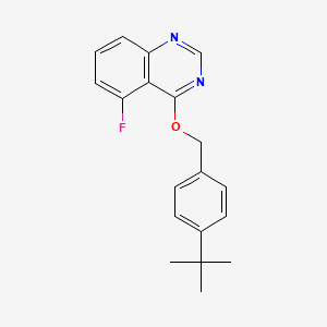 4-[(4-Tert-butylphenyl)methoxy]-5-fluoroquinazoline