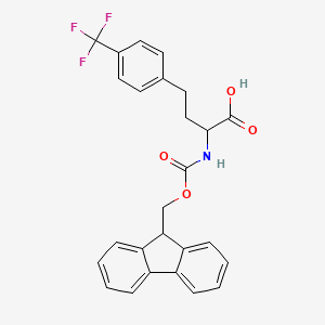 molecular formula C26H22F3NO4 B2422163 Fmoc-4-trifluoromethyl-L-homophenylalanine CAS No. 2137513-33-6