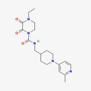 4-ethyl-N-((1-(2-methylpyridin-4-yl)piperidin-4-yl)methyl)-2,3-dioxopiperazine-1-carboxamide