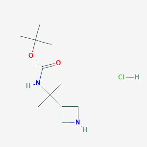 tert-Butyl (2-(azetidin-3-yl)propan-2-yl)carbamate hydrochloride