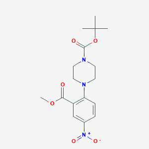 Tert-butyl 4-[2-(methoxycarbonyl)-4-nitrophenyl]piperazine-1-carboxylate