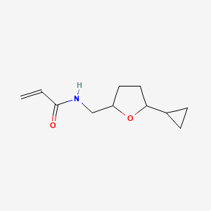 N-[(5-Cyclopropyloxolan-2-yl)methyl]prop-2-enamide