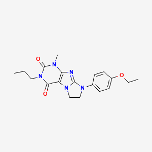 6-(4-Ethoxyphenyl)-4-methyl-2-propyl-7,8-dihydropurino[7,8-a]imidazole-1,3-dione